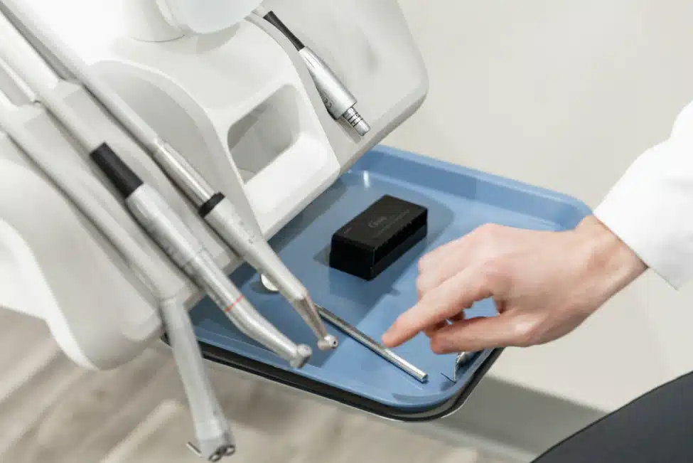 hygienist during dental exam at Murphey Dental Aesthetics
